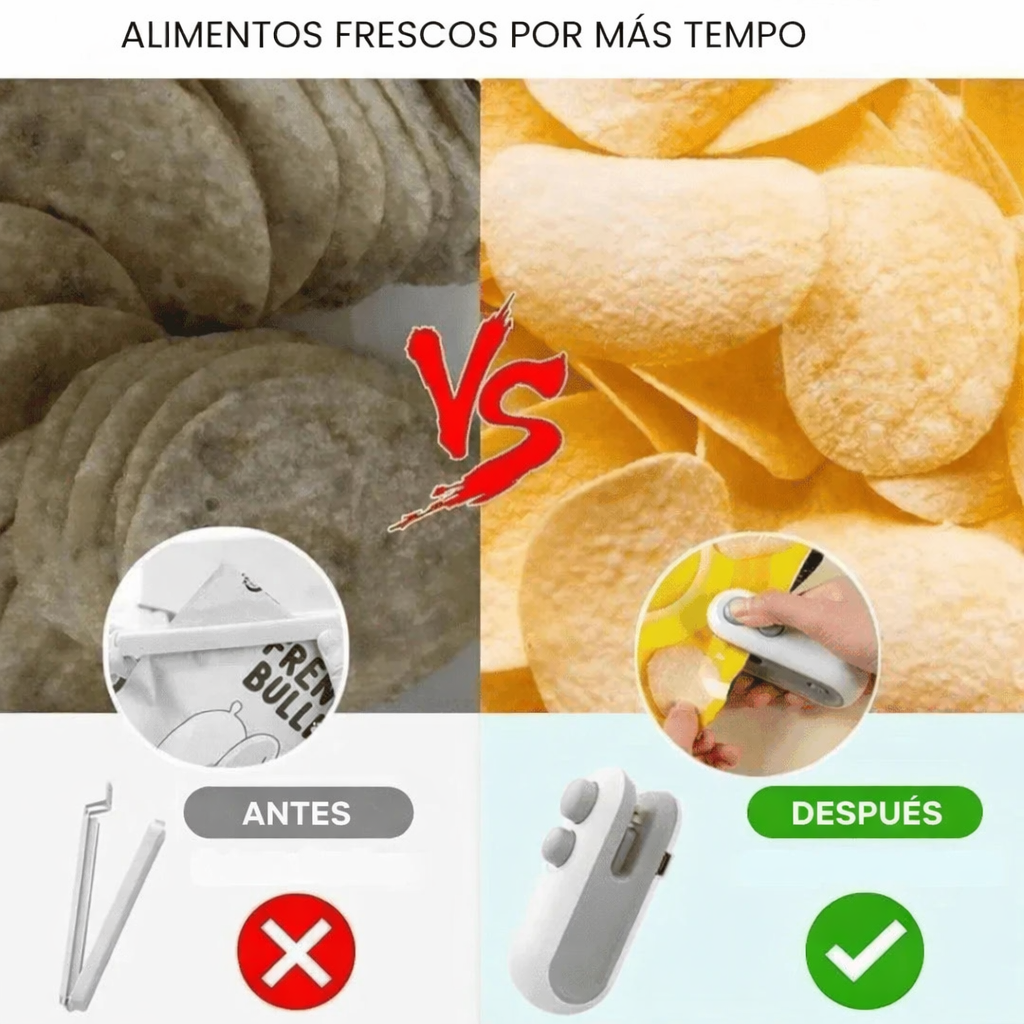 Mini sellador de envases portátil USB