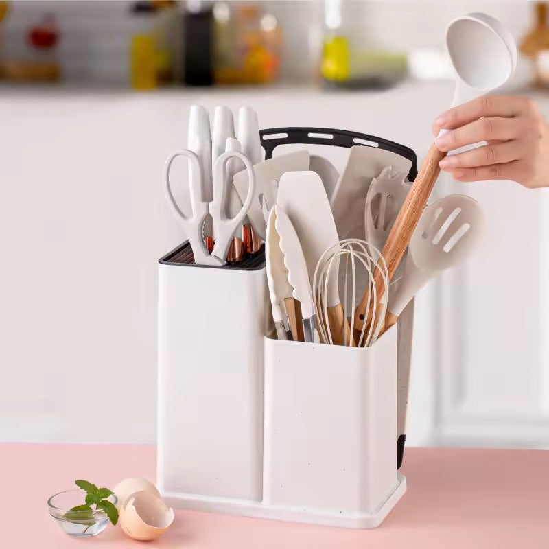 Juego de Utensilios de Cocina Gourmet de Lujo de 19 Piezas