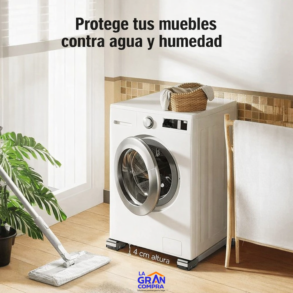 Soporte de Peso Con Ruedas Ajustables