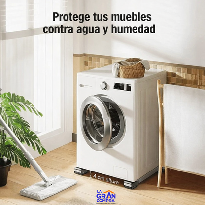 Soporte de Peso Con Ruedas Ajustables