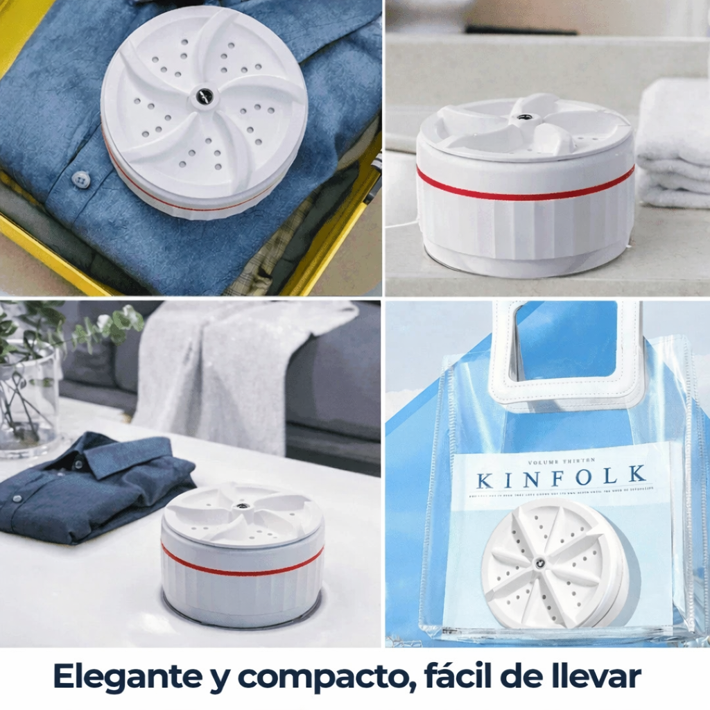 Mini Lavadora Portátil Plegable – Compacta y Fácil de Usar