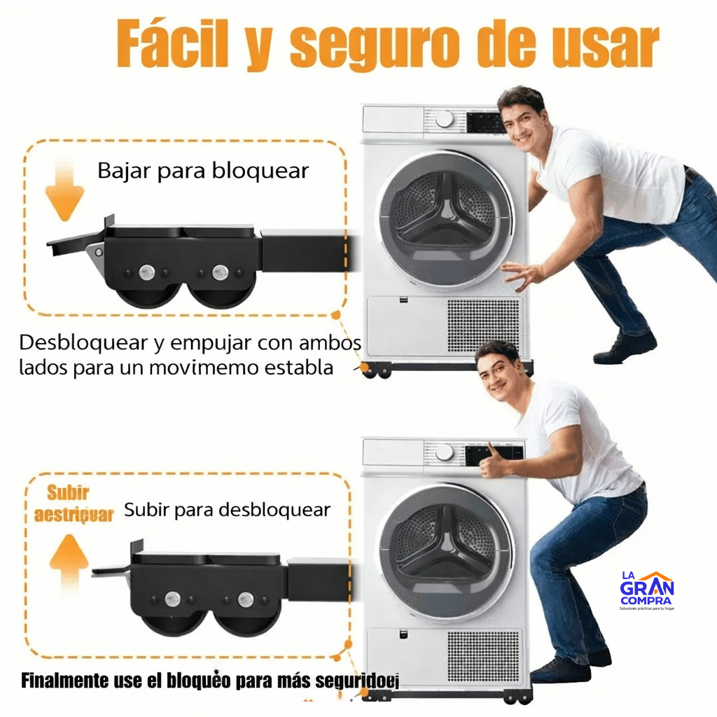 Soporte de Peso Con Ruedas Ajustables