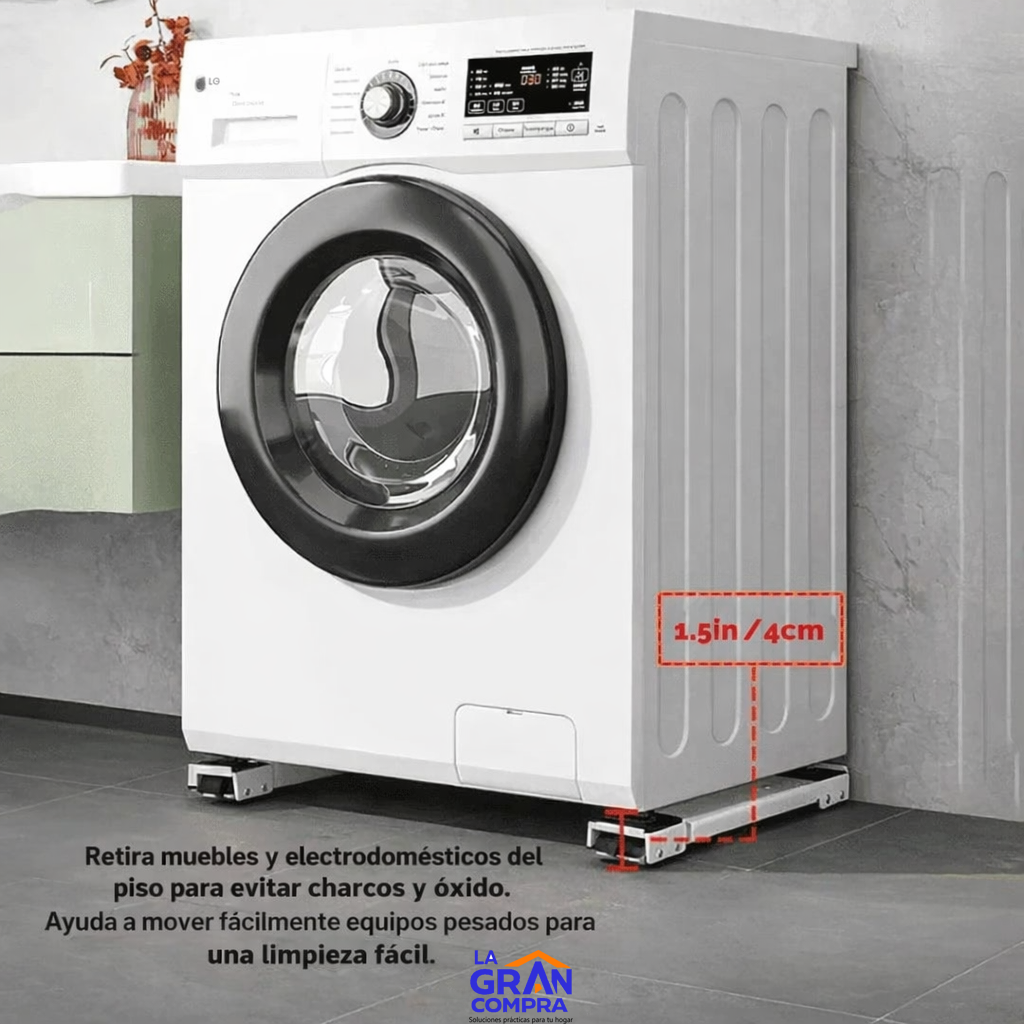 Soporte de Peso Con Ruedas Ajustables