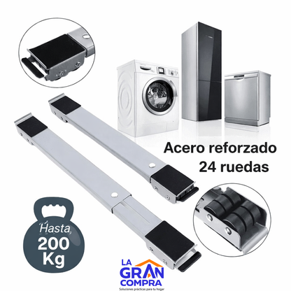 Soporte de Peso Con Ruedas Ajustables