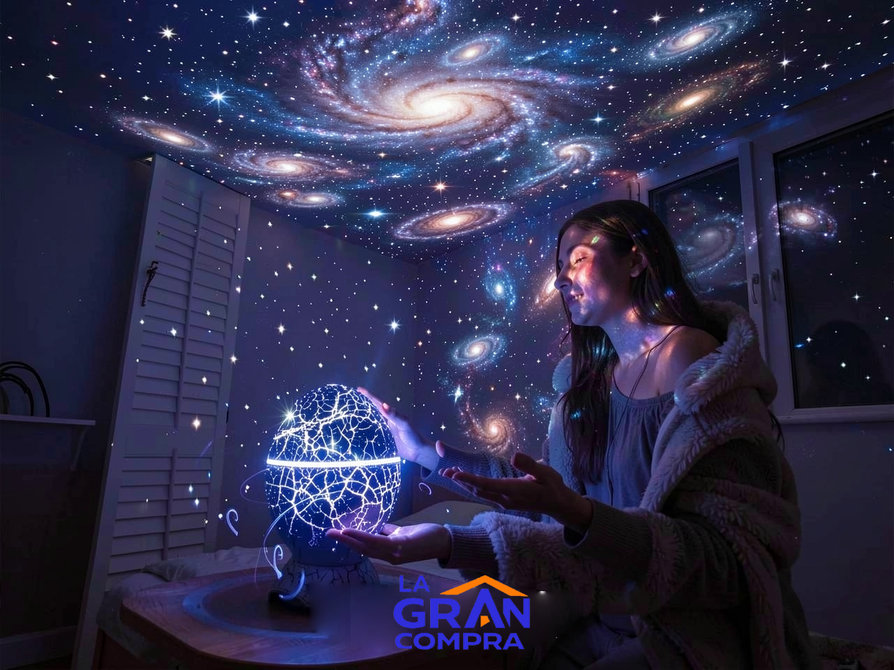 Proyector de Estrellas y Galaxia LED