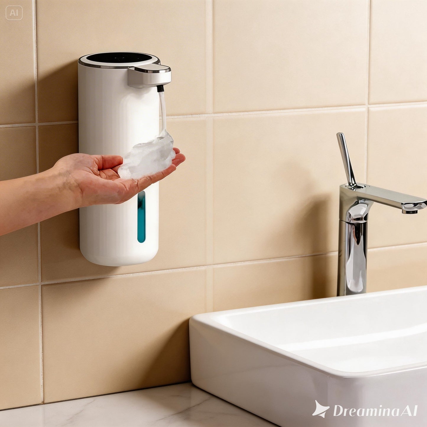 Dispensador Automático de Jabón con Sensor