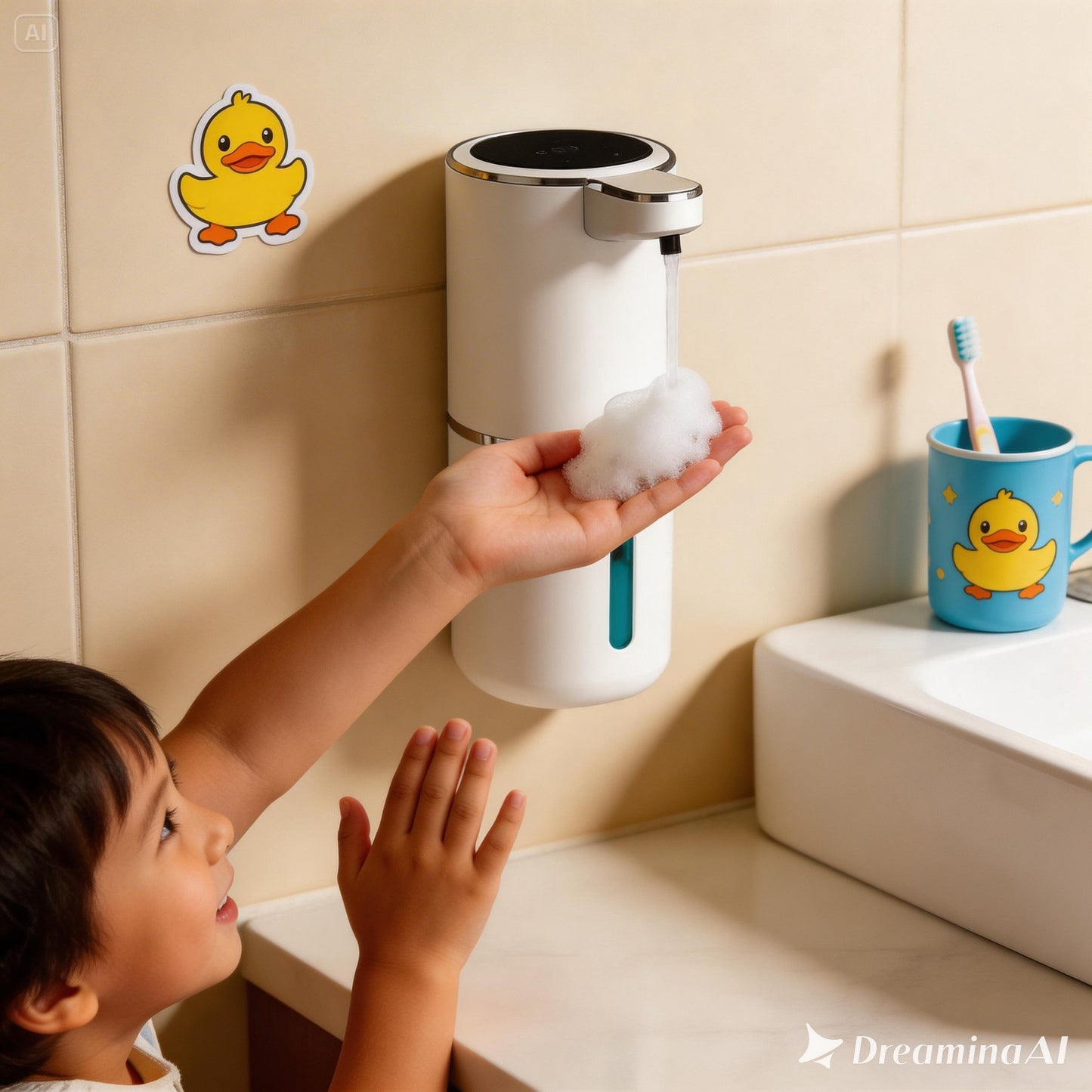Dispensador Automático de Jabón con Sensor