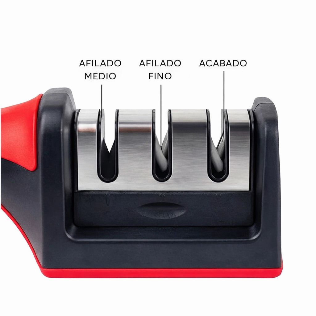 Afilador Profesional de Cuchillos y Tijeras 3 en 1